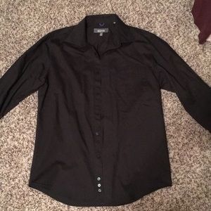 Kenneth Cole reaction men’s button down black top